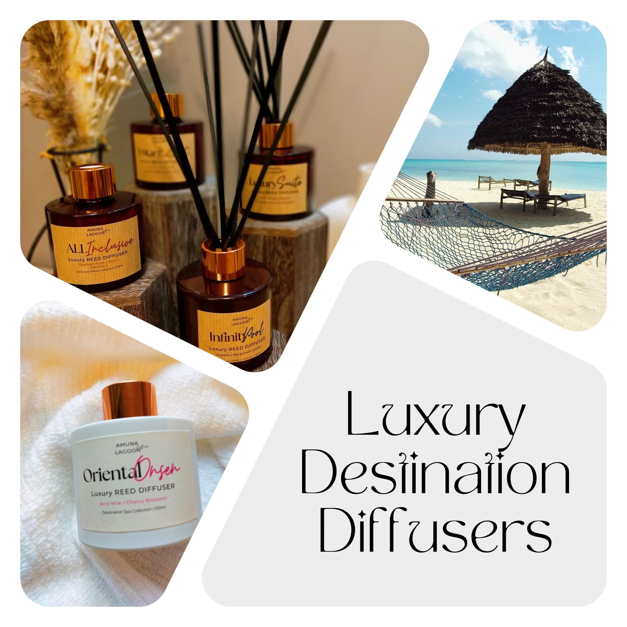 Destinations Reed Diffuser Luxury Destination Diffusers – Amuna Lagoon