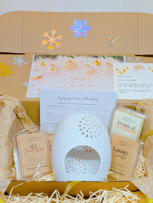 Build it Yourself Gift Box: 3 Wax Melts & a Large Wax Burner – Just for £18.99